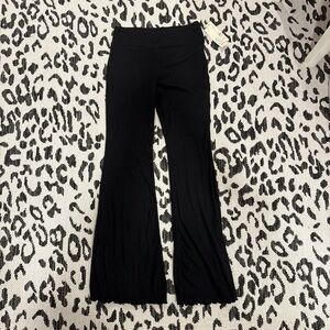 Chic Black Flared Pants